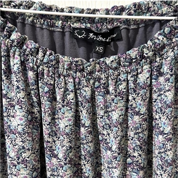 FOR LOVE and LEMONS Precioso
Multicolored Floral Print Off Shoulder Mini Dress - Picture 8 of 10